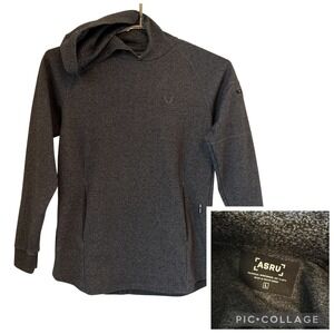 ASRV DSG-0134 Arm Pocket Hoodie All Season Recreation Versatility Men Large Grey